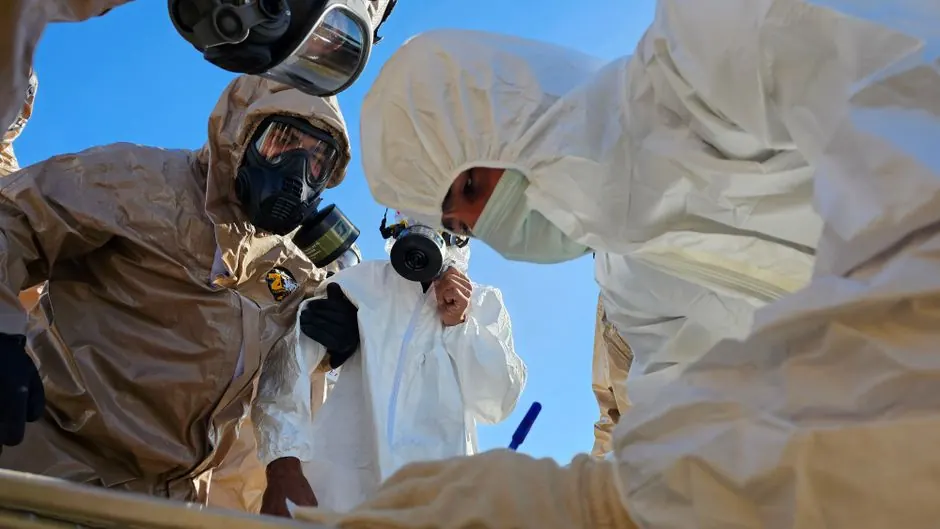 Campbell Biohazard Cleanup Solutions technicians